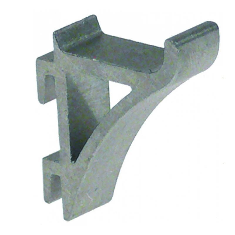 Soporte de bandeja L 24mm An 9mm H 29mm aluminio para frigorífico UE 1 pzs MAKRO Soporte de bandeja L 24mm An 9mm H 29mm aluminio para frigorífico UE 1 pzs MAKRO