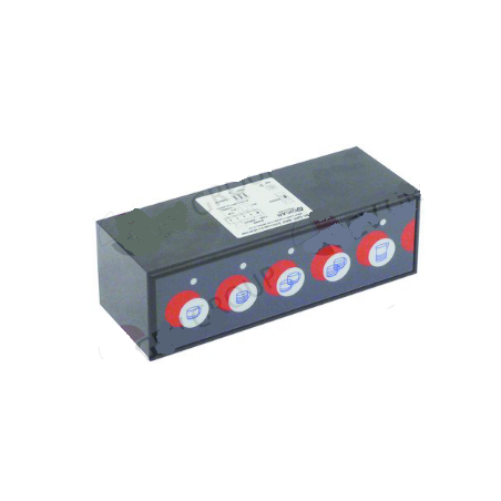 Unidad de teclado 5 tazas rojo/negro marcfi/ancas