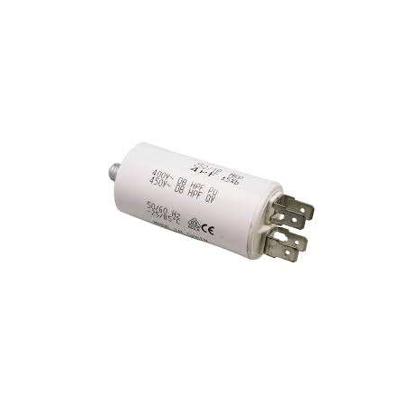 Condensador 12.5uf 450v conexión faston doble