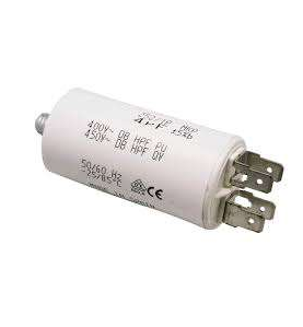 Condensador 12.5µf 450v conexión faston doble