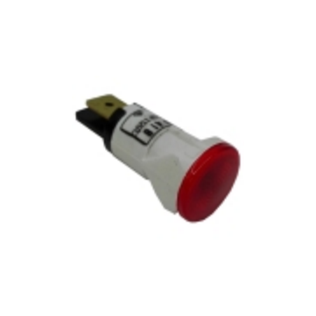 Piloto rojo 12mm 230v mairali (2 unidades)