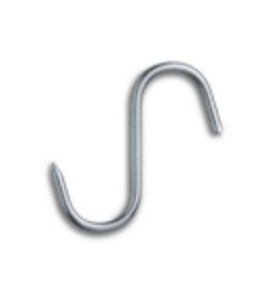 Gancho carnicero inox h:140mm (2 unidades)