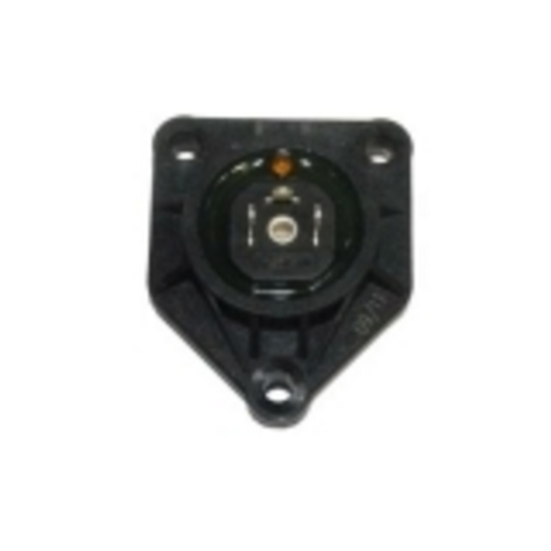 Tapa volutron 3 conexiones negro plastico