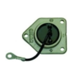 Tapa volutron 2 conexiones con cable masa gicar