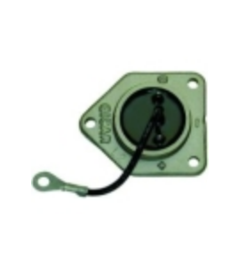 Tapa volutron 2 conexiones con cable masa gicar