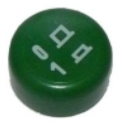 Boton interuptor verde 0-1 omniwash