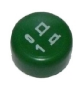 Boton interuptor verde 0-1 omniwash