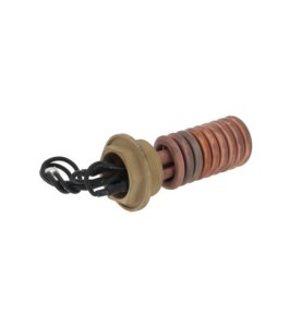 Resistencia 1200W 230V espirales 1 rosca 1¼" L 88mm ø 38mm tubo ø 6,5mm EXPOBAR