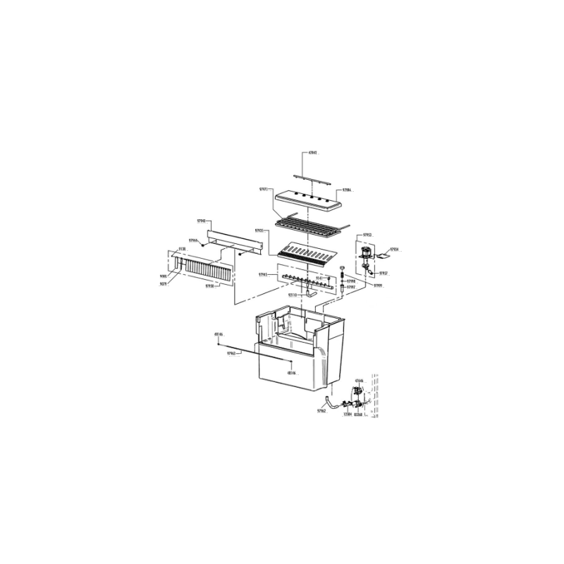 Evaporador 30g gala ng35/ng45 fabricador itv