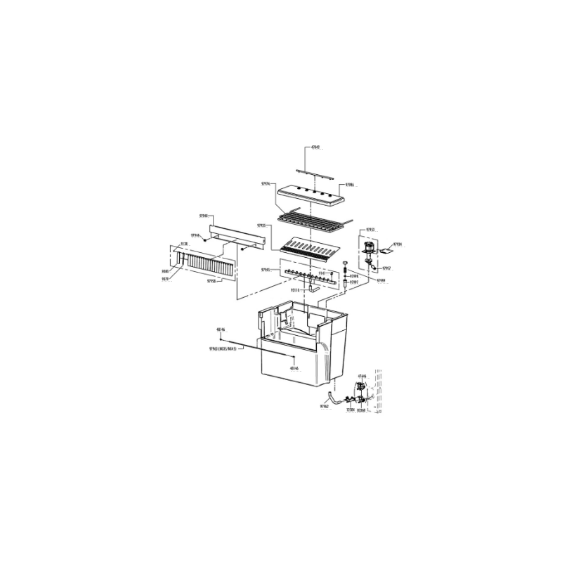 Evaporador 40g delta ng35/ng45 fabricador itv