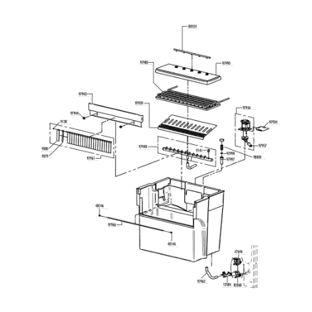 Evaporador 40g delta ng150 fabricador itv