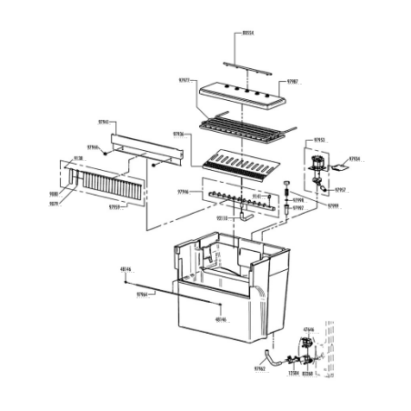 Evaporador 40g delta ng60 fabricador itv