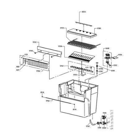 Evaporador 40g delta ng110 fabricador itv