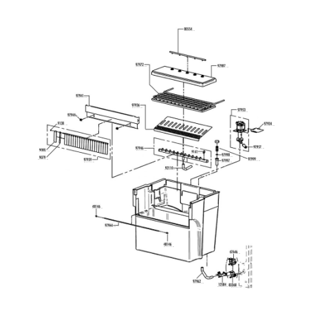 Evaporador 30g gala ng60 fabricador itv