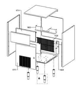 Soporte panel trasero orion 80 itv
