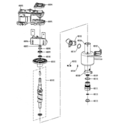 Soporte inferior motor reductor ice queen 45 itv