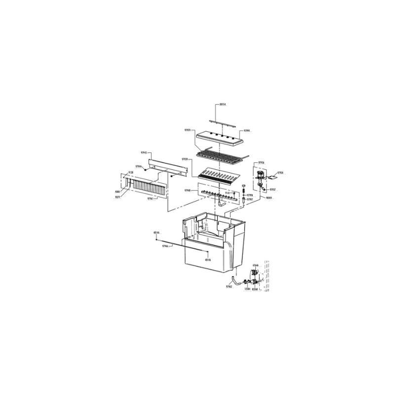 Soporte cortina ng150 fabricador hielo itv