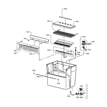 Soporte cortina ng150 fabricador hielo itv