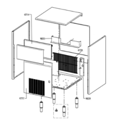 Soporte panel frontal orion 80 itv