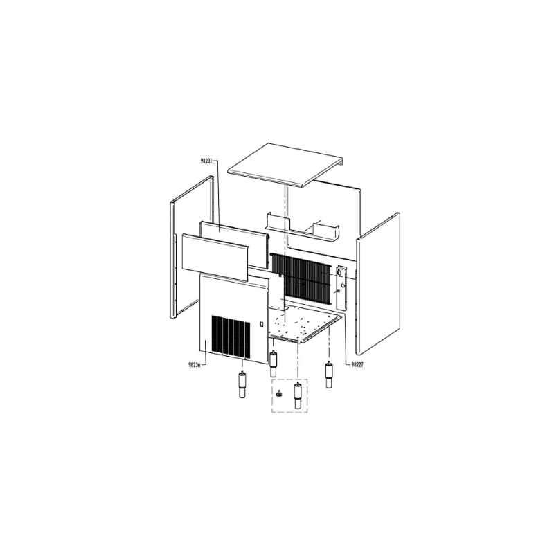 Soporte panel frontal orion 20 itv