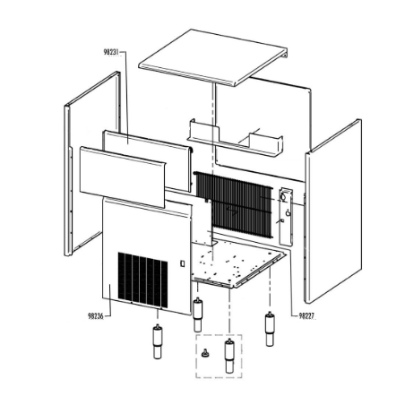 Soporte panel frontal orion 20 itv