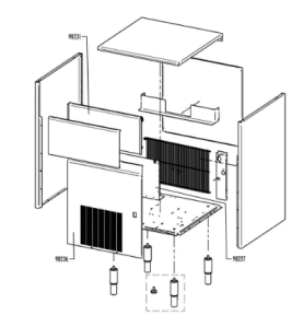 Soporte panel frontal orion 20 itv