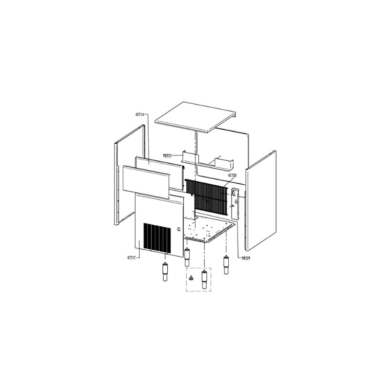 Soporte panel trasero orion 60 fabricador itv