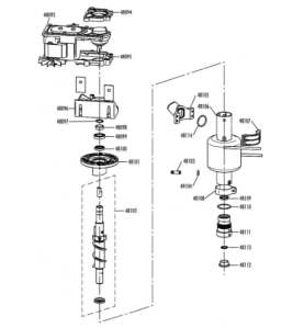 Soporte superior motor reductor ice queen 45 itv