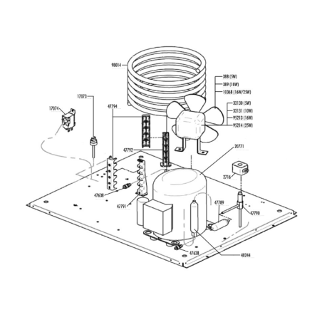 Condensador agua ng150 fabricador hielo itv