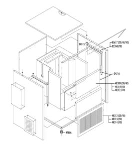Puerta fabricador hielo star 50 itv
