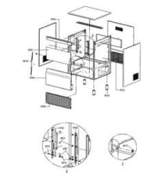 Puerta ng80/ng110 fabricador hielo itv