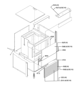 Puerta fabricador hielo pulsar 45 itv