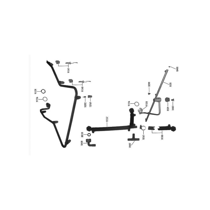 soporte rociador aclarado recto gs-1 jemi