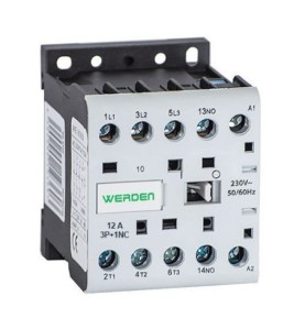 Contactor 230v 20a 3no/1no ac3 400v 3kw 9a (varios)