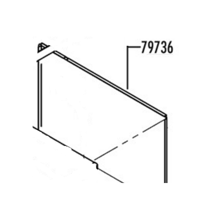 Panel lateral derecho carroceria ad-90/ad-12 fagor