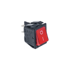 Interruptor 30x22mm Rojo 230V Bipolar | Varios