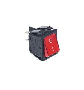 Interruptor 30x22mm Rojo 230V Bipolar | Varios