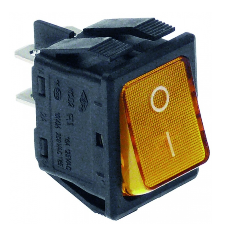 Interruptor ambar 30x22mm 16a 250v bipolar fagor ( 2 unidades)
