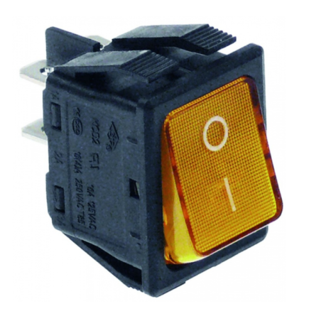Interruptor ambar 30x22mm 16a 250v bipolar fagor ( 2 unidades)