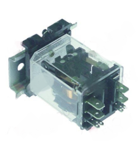 Relé de potencia empalme conector faston riel din fagor