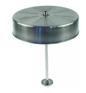Recipiente de filtro aluminio con tubo percolator ø 205mm h 50mm horeca