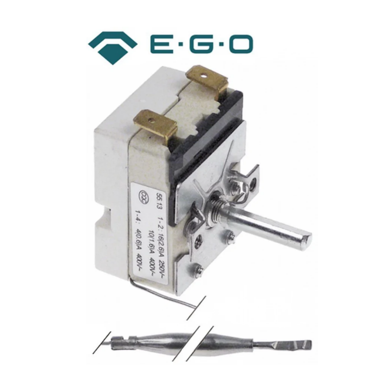Termóstato t máx 190°c sonda ø 6mm sonda l 77mm Termóstato t máx 190°c sonda ø 6mm sonda l 77mm