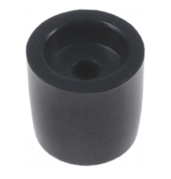 pie de aparato ø 23mm H 23,5mm taladro ø 5mm UE 1 pzs