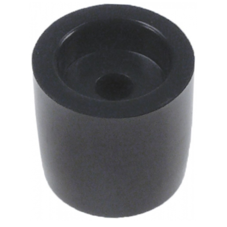 pie de aparato ø 23mm H 23,5mm taladro ø 5mm UE 1 pzs