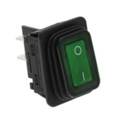 Interruptor basculante medida de montaje 30x22mm verde