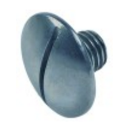 Tornillo plano rosca m10 l 15mm inox