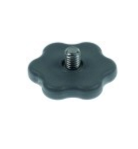 Tornillo de cabeza moleteada ø 34mm rosca m6 SILANOS