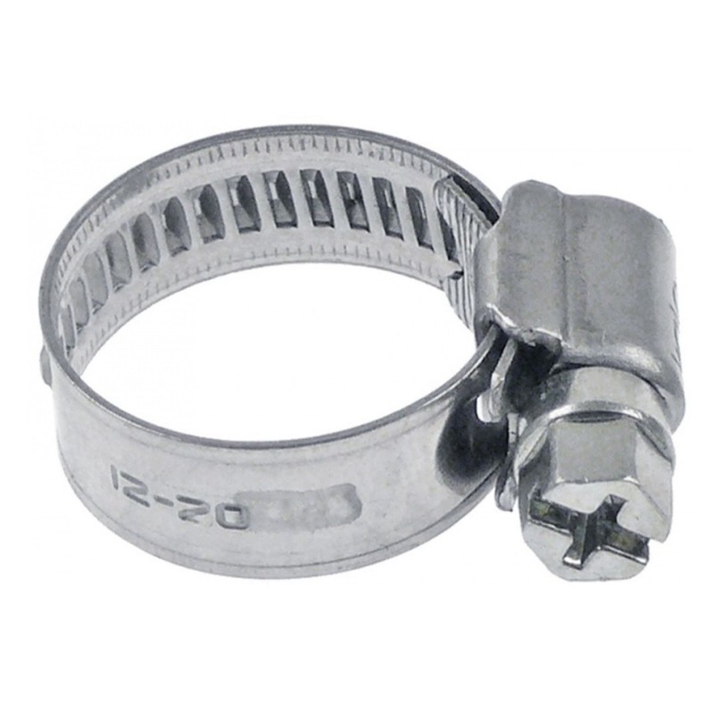 Abrazadera de tubo inox w4 ø 12-20mm horeca select