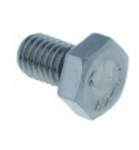 Tornillo de cabeza hexagonal rosca m8 rosca l 12mm inox horeca select
