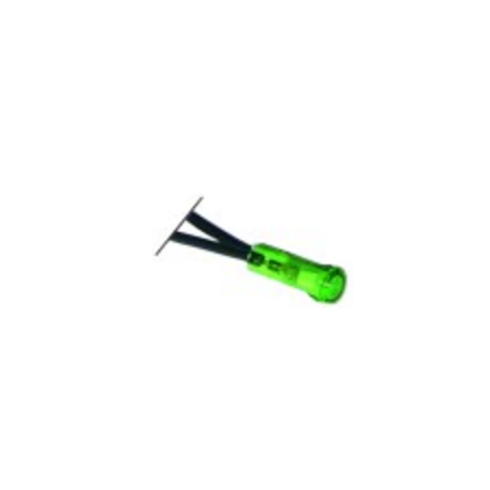 Lámpara de señalización ø 6mm 230v verde horeca select